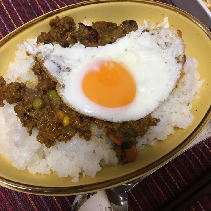 野菜たっぷり、ドライカレー〜